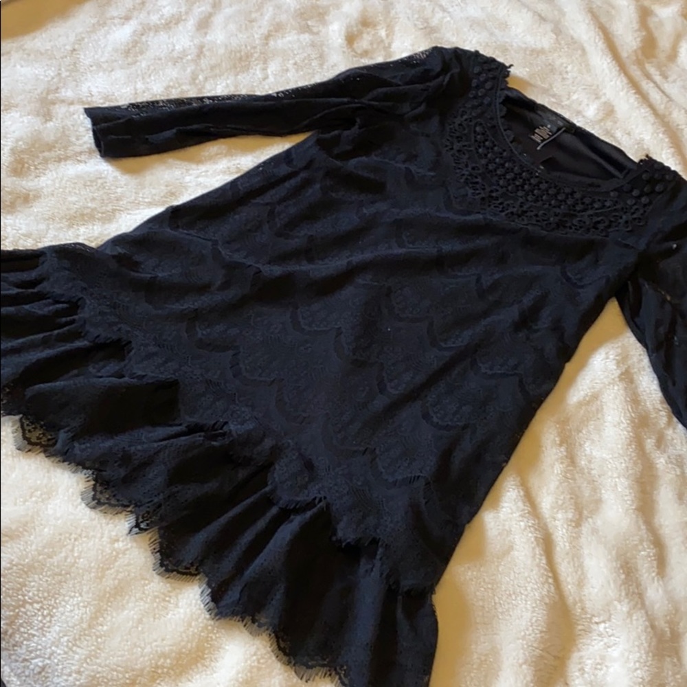 New with tags black tunic shirt